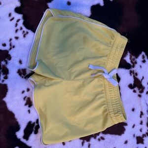Yellow shorts